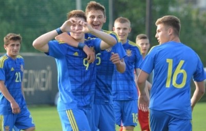 Юношеская сборная Украины U-18 победила Поляк